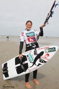 Kirstin Boese Kitesurf World Cup 200x300 Kite Surf World Cup St. Peter Ording   Tag3: Kirstin Boese momentan auf Platz 2