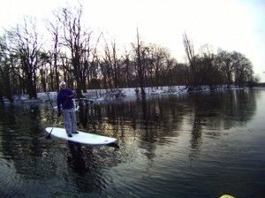 PICT0047 300x224 Stand Up Paddeln im Winter   Frosty SUP