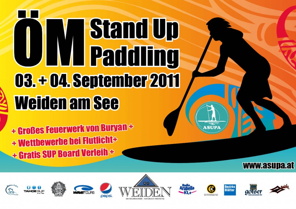 Sup OEM 1024x723 Erste österreichische Meisterschaften im Stand Up Paddling am Neusiedler See