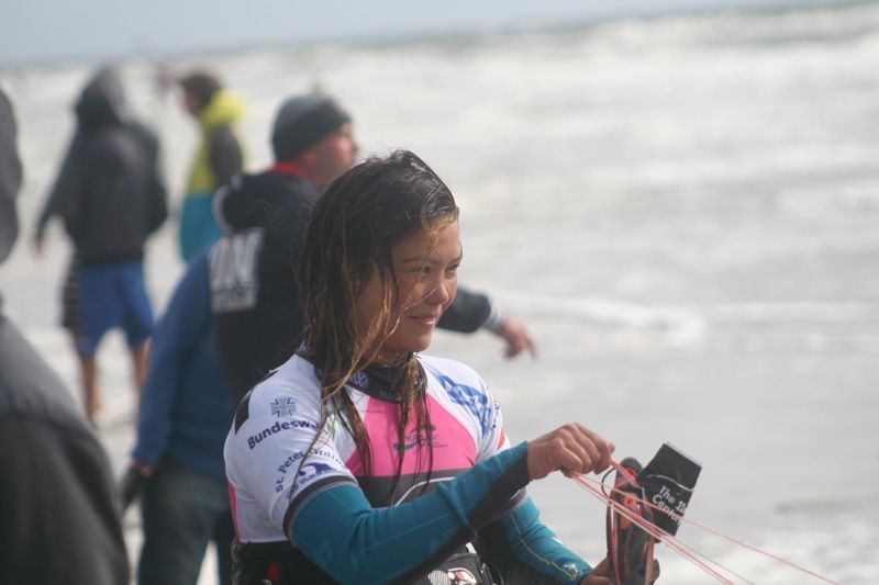 Sabrina Lutz Beetle Kitesurf World Cup s1 Sabrina Lutz im Interview beim Beetle Kitesurf World Cup   St. Peter Ording