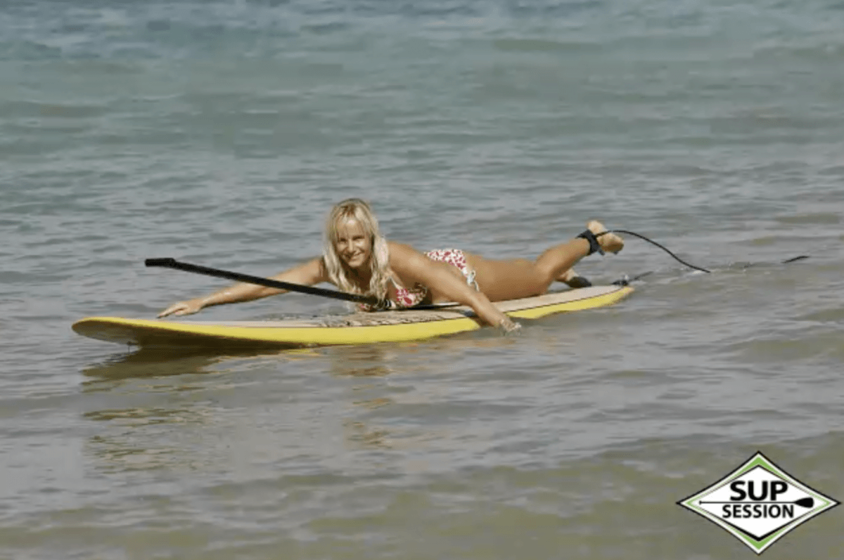 SUP Paddletechnik - Liegend