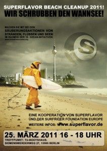 superflavor beach cleanup berlin 2011