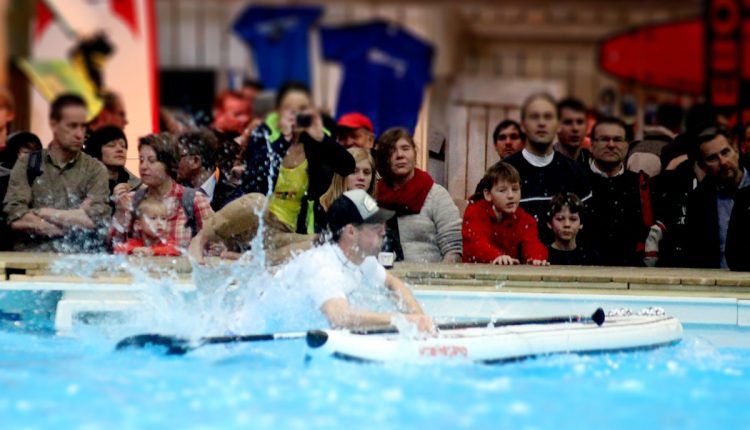 german indoor sup championship boot duessseldorf guido meyer