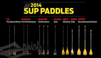 naish sup paddle 2014 overview 400x231 - Naish SUP Paddle 2014 - Produktvorstellung