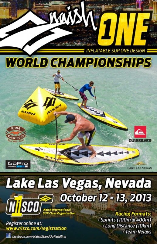 naish one sup race weltmeisterschaft plakat