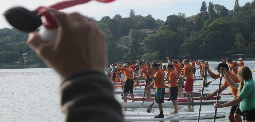 2. Bayerische SUP Meisterschaft am Pilsensee 2 Start_Long Distance SUP