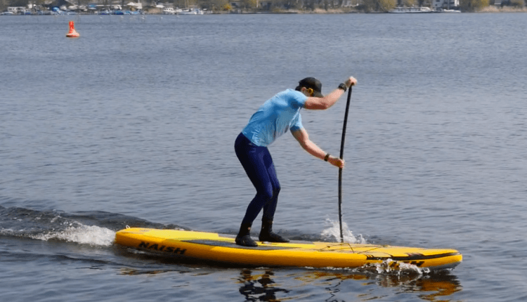 naish glide air inflatable sup board sup test superflavor 12