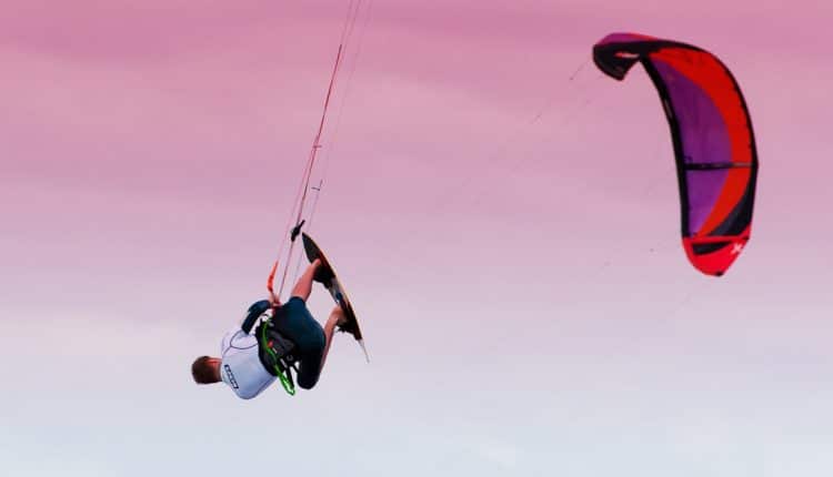Kitesurf Trophy Rider Soeren Cordes in Action