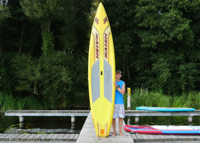 naish glide 12 sup test touring superflavor stand up padle gleiten tv 04