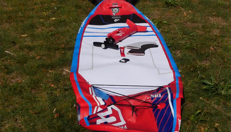 fanatic viper air wind sup sup board test superflavor gleiten-tv 04