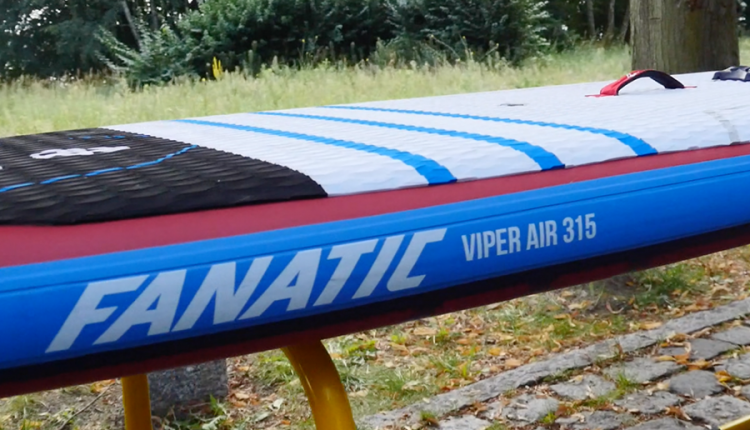 fanatic viper air wind sup sup board test superflavor gleiten-tv 09