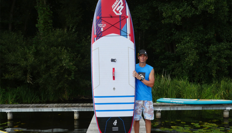 fanatic viper air wind sup sup board test superflavor gleiten-tv 10