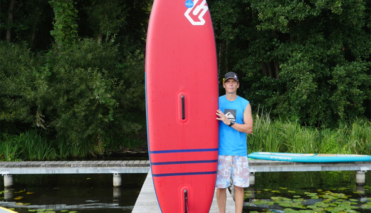 fanatic viper air wind sup sup board test superflavor gleiten-tv 11
