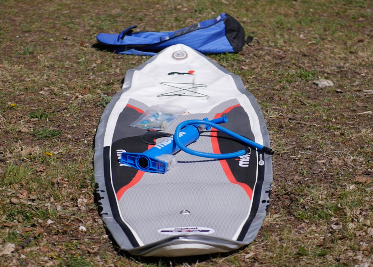 mistral equipe inflatable sup board test 02