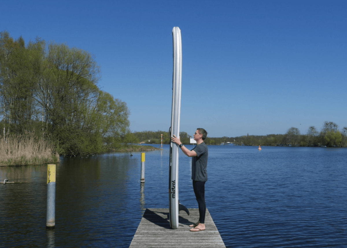 mistral equipe inflatable sup board test 05