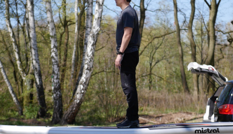 mistral equipe inflatable sup board test 08