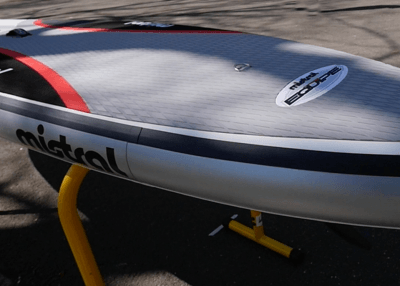 mistral equipe inflatable sup board test 10 400x286 - Mistral 12'6 Equipe Light im SUP Test