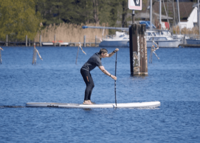 mistral equipe inflatable sup board test 14 400x286 - Mistral 12'6 Equipe Light im SUP Test