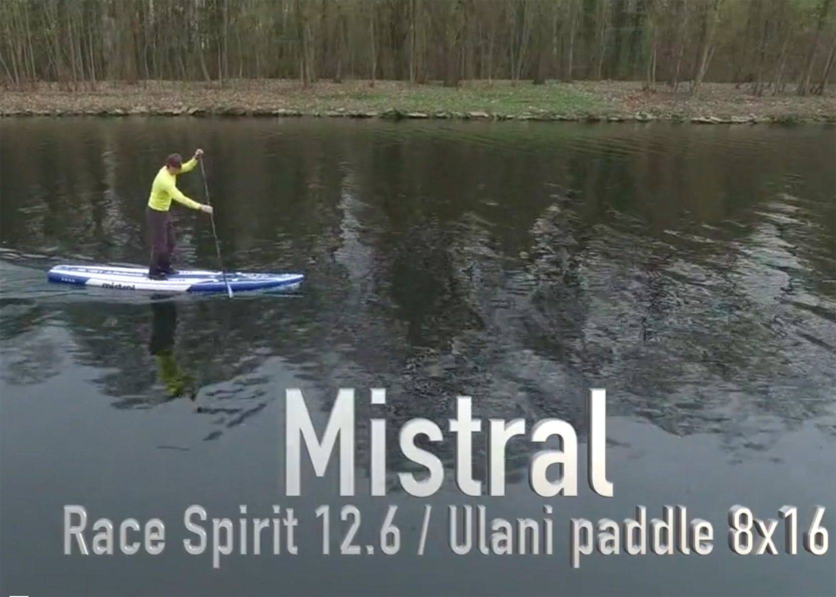 mistral race spirit inflatable sup test video