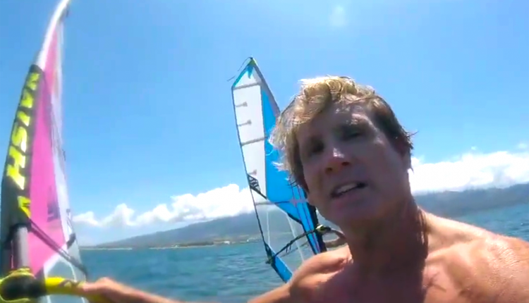 windsurf windfoil robby naish surf video