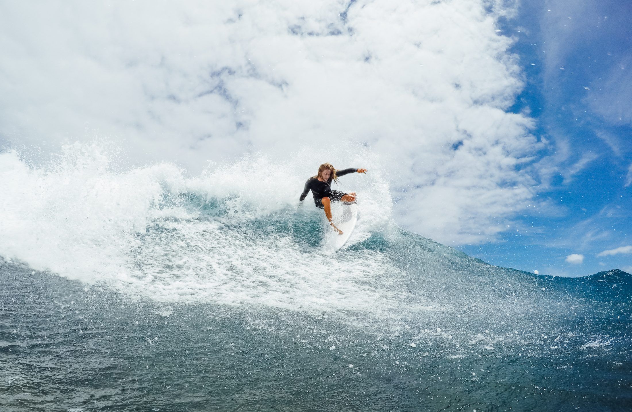 Surfing shot 3 - Photographer Zach Sanders @stuckonarock