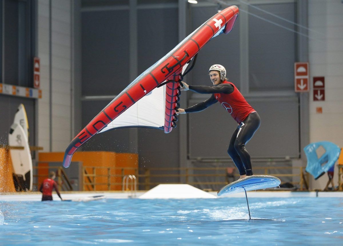 Kostenlose Wingsurf-Kurse und Showcontest - boot Düsseldorf 2022 2 wingfoiling boot