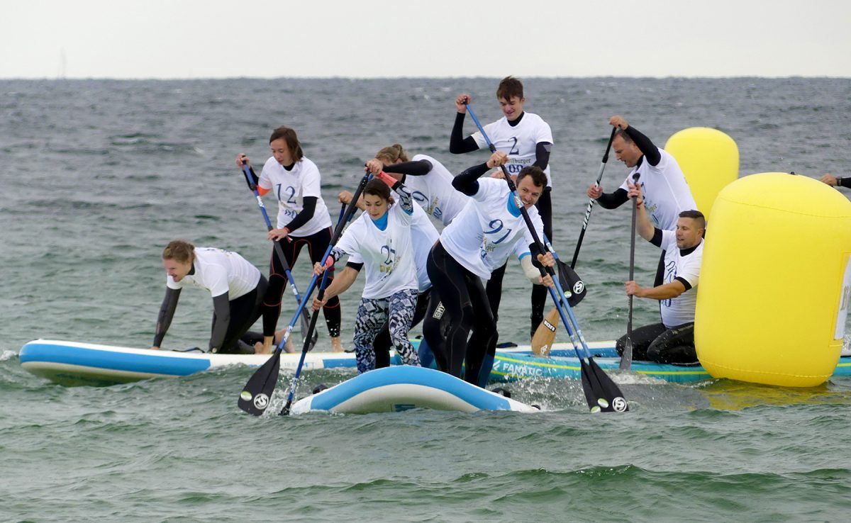 bitburger sup challenge team race